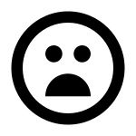 Frowing SVG Icon